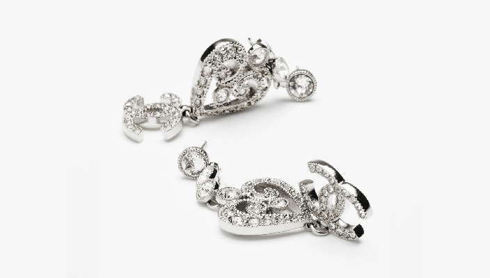 Chanel耳環 – 珍珠夾式耳環